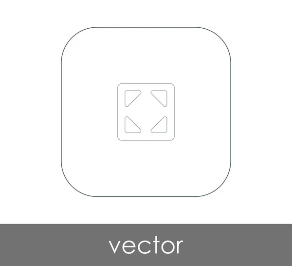 Ampliar icono — Vector de stock