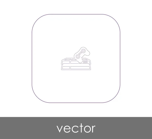 Joystick Symbol Logo Vektorillustration — Stockvektor