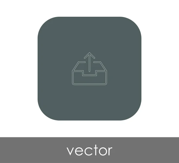 Icono Archivo Para Diseño Web Aplicaciones — Vector de stock