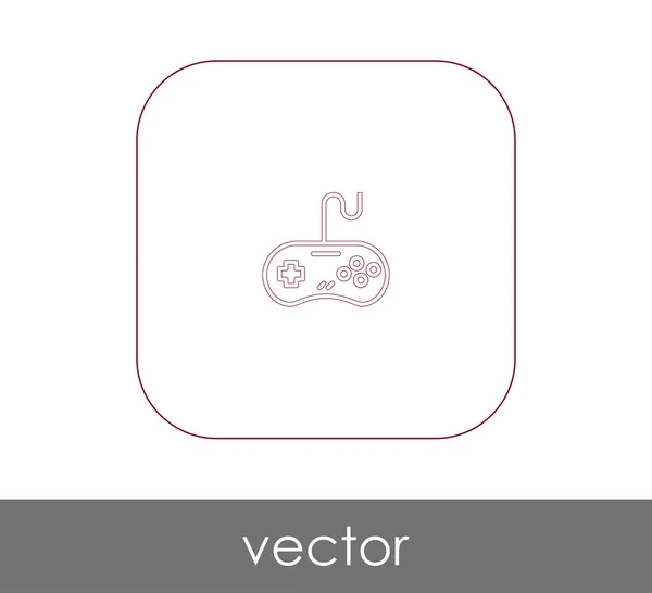 Ícone Joystick Logotipo Ilustração Vetorial — Vetor de Stock