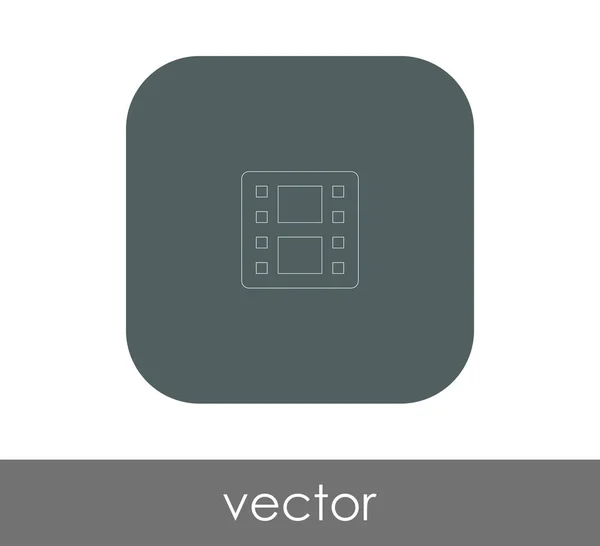 Filmzeichen Symbol Vektorillustration — Stockvektor