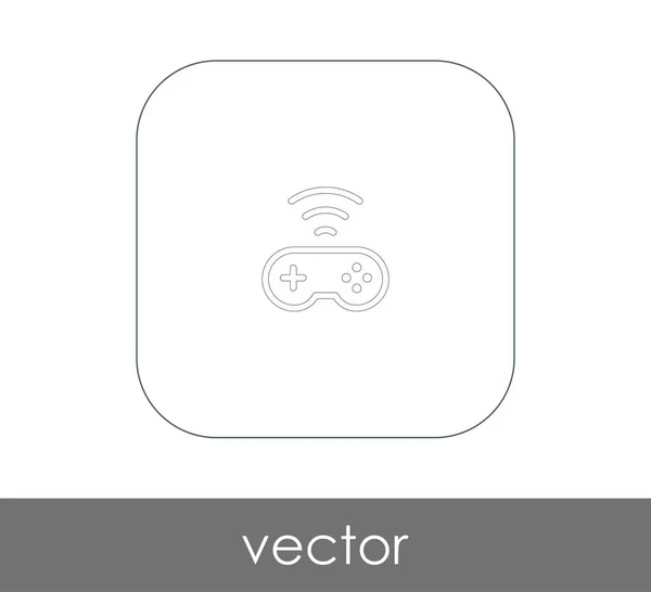 Joystick ícone plano — Vetor de Stock