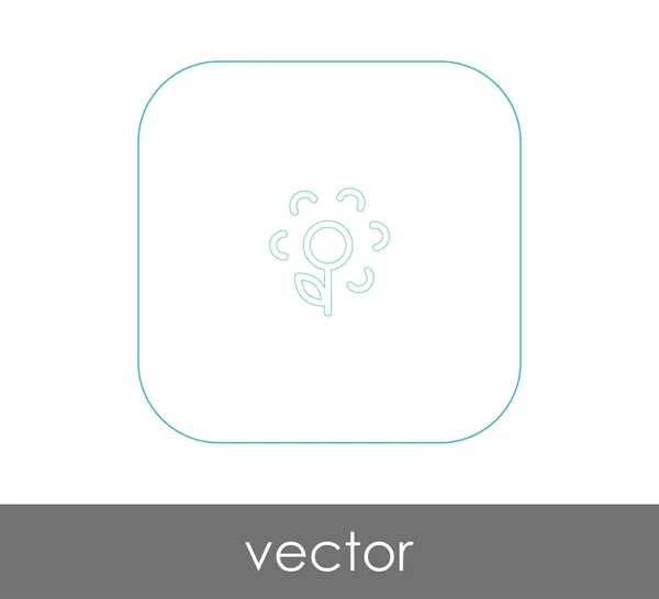 Blume Zeichen Symbol Vektor Illustration — Stockvektor