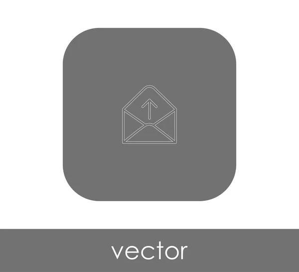 Umschlagsymbol Logo Vektorillustration — Stockvektor