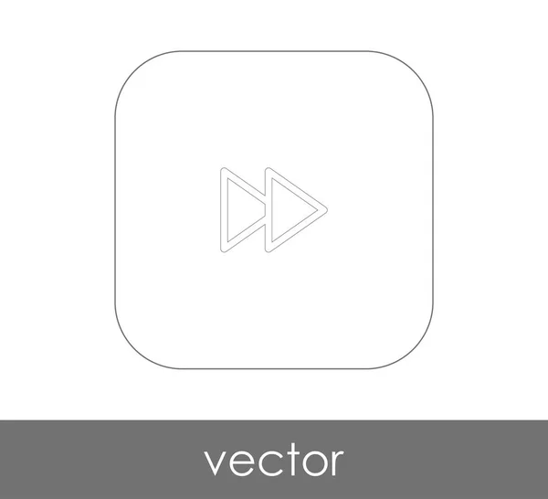 Spola fram ikonen — Stock vektor