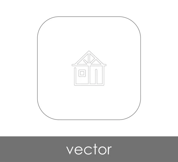 Ikonę Domu Logo Ilustracji Wektorowych — Wektor stockowy