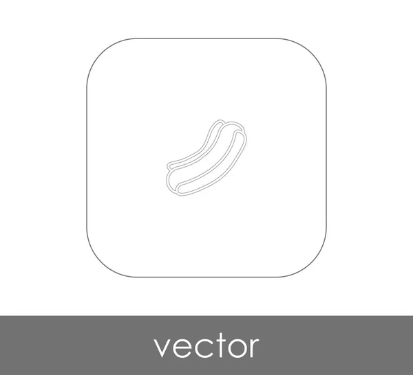 Illustration Vectorielle Conception Hot Dog Icône — Image vectorielle