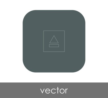 vektör çizim tasarımını çıkarma simgesini