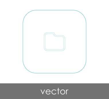 vektör çizim tasarım Klasör simgesinin