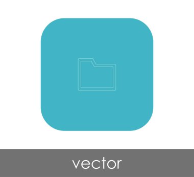 vektör çizim tasarım Klasör simgesinin