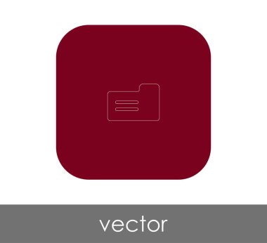 vektör çizim tasarım Klasör simgesinin