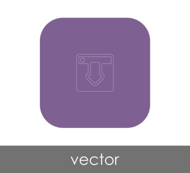 ok simgesinin vektör illüstrasyon tasarımı