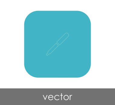 Damlalık işareti simgesi, vektör çizim