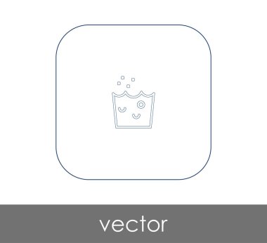 vektör çizim tasarım el yıkama simgesinin