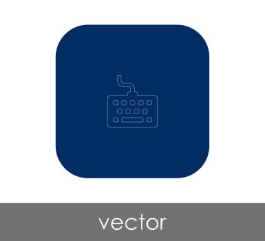 vektör çizim tasarım klavye simgesi