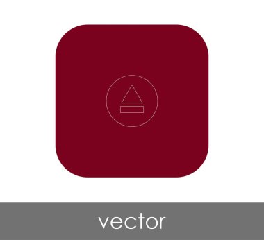 vektör çizim tasarımını çıkarma simgesini