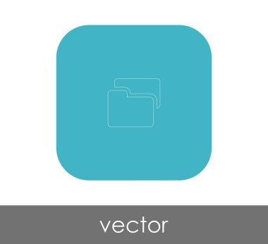 vektör çizim tasarım Klasör simgesinin
