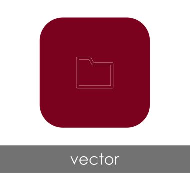 vektör çizim tasarım Klasör simgesinin