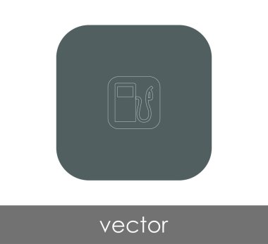 Gaz pompası kutsal kişilerin resmi, vektör çizim