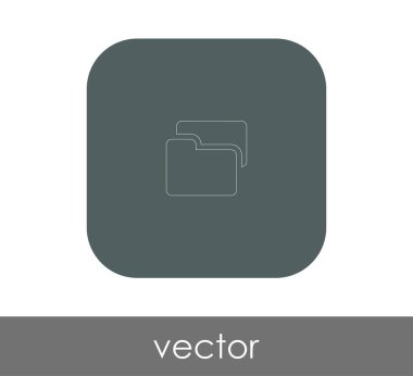 vektör çizim tasarım Klasör simgesinin