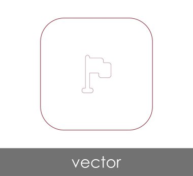 web tasarım ve uygulamaları, vektör çizim için bayrak simgesi