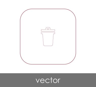 çöp kutusu simgesini