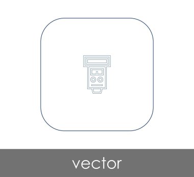 kamera flaş simgesi, vektör çizim 