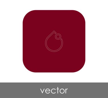 Web simgesi bırak, illüstrasyon vektör