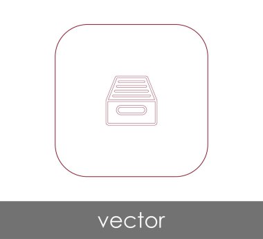 web tasarım ve uygulamalar için arşiv simge