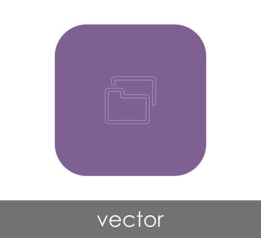 vektör çizim tasarım Klasör simgesinin