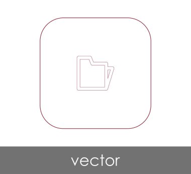vektör çizim tasarım Klasör simgesinin