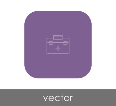 İlk yardım çantası simgesi