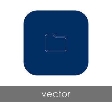 vektör çizim tasarım Klasör simgesinin