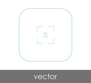 vektör çizim tasarım kamera odak simgesinin