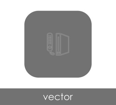 oyun çubuğu simgesi, logo, vektör çizim 