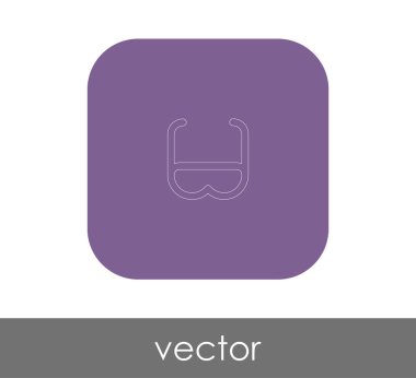 web tasarım ve uygulamaları, vektör çizim için gözlük simgesi