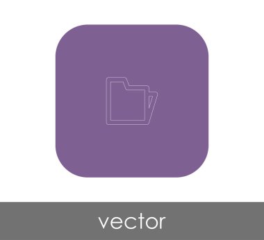 vektör çizim tasarım Klasör simgesinin