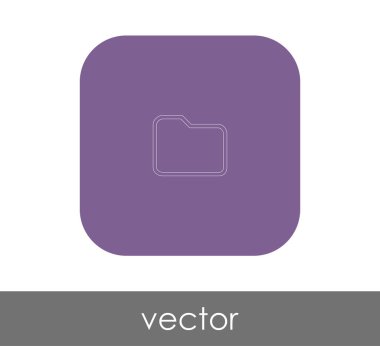 vektör çizim tasarım Klasör simgesinin