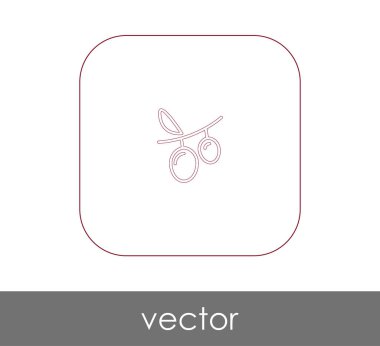 vektör çizim tasarım üzüm simgesinin