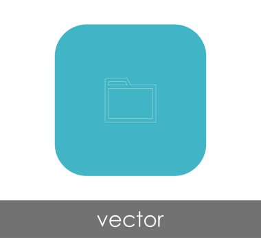 vektör çizim tasarım Klasör simgesinin