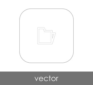 vektör çizim tasarım Klasör simgesinin