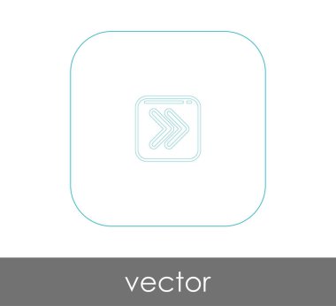 Hızlı ileri simgesi