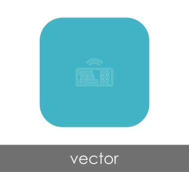 vektör çizim tasarım klavye simgesi