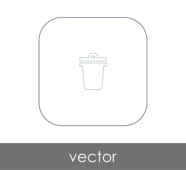 çöp kutusu simgesini