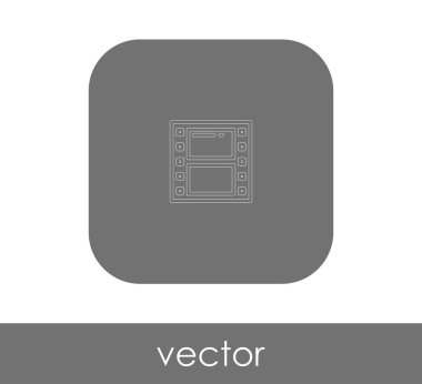 web tasarım ve uygulamaları, vektör çizim için film simgesi 