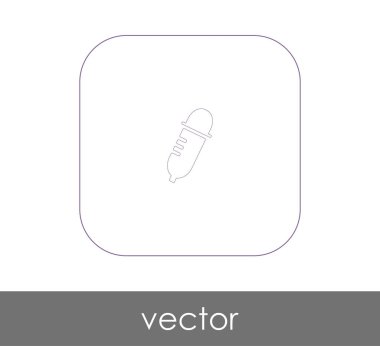 Damlalık işareti simgesi, vektör çizim