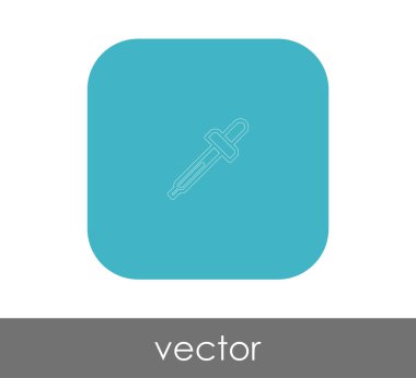 Damlalık işareti simgesi, vektör çizim