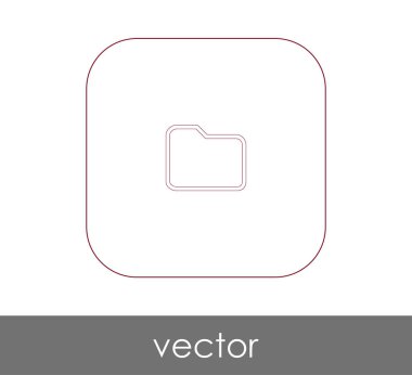 vektör çizim tasarım Klasör simgesinin