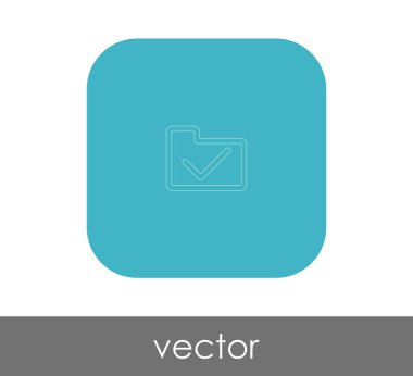 vektör çizim tasarım Klasör simgesinin