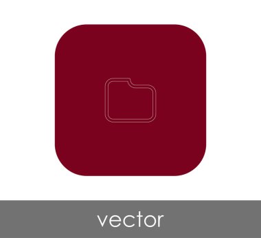 vektör çizim tasarım Klasör simgesinin
